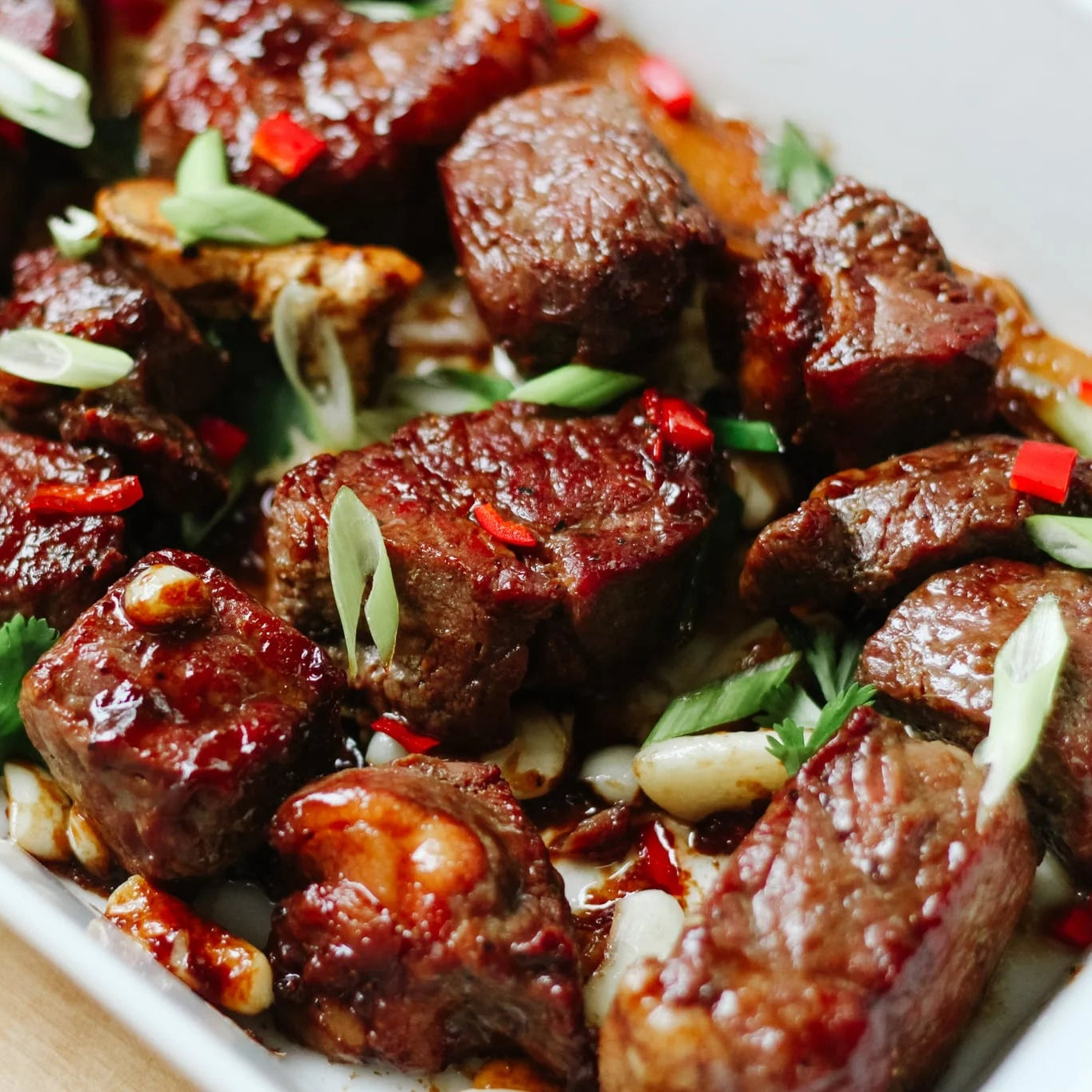 Crying Tiger Steak Bites