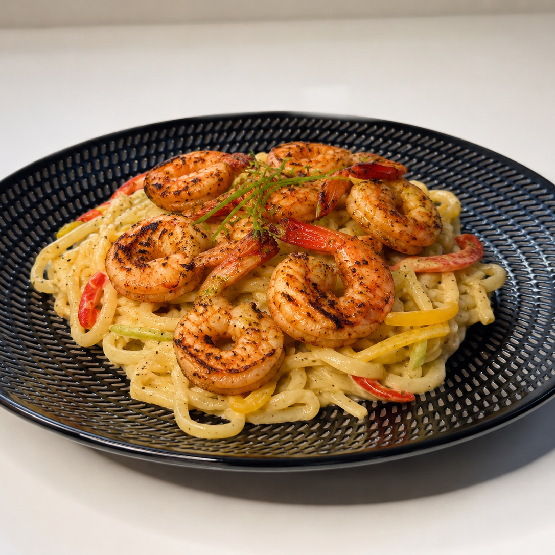 Shrimp Rasta Pasta
