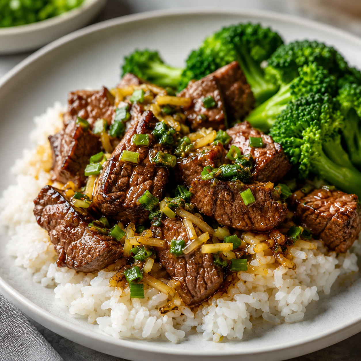 Ginger Scallion Beef
