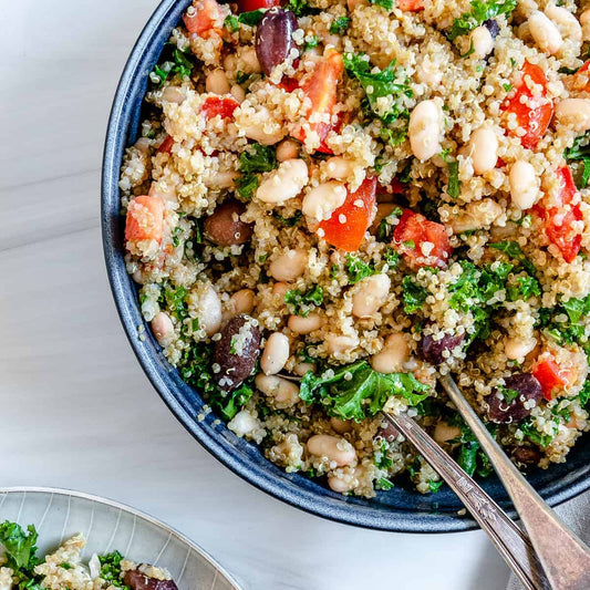 Three Bean Quinoa Salad